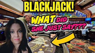Blackjack • My Wife Threatens the Dealer at the Casino!!!