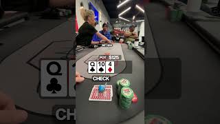 Poker Player Predicts My EXACT HAND?! 🤯 #shorts #poker