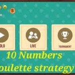10 Number Roulette strategy easy wins