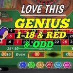 Love This Genius 1-18 , Red & Odd Best Roulette Strategy 🌹💯 || Roulette Strategy To Win || Roulette