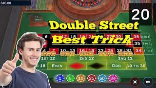 Double Street Best Trick 🌹🌹 || Roulette Strategy To Win || Roulette Casino