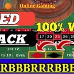 RED & BLACK 100% WINNING SYSTEM 💯👌 || Roulette Strategy To Win || Roulette Tricks