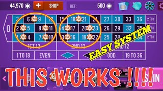 EASY SYSTEM THIS WORKS !!! || Roulette Strategy To Win || Roulette