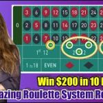 WIN $200 IN 10 MINUTES ♣ Amazing Roulette System Revealed! ♦