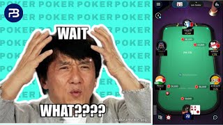 Ohh bhai maaro mujhe! Sick Poker Hand at PokerBaazi.com 🤣