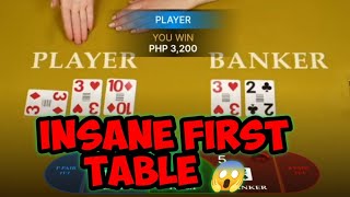 BACCARAT | I WENT TO A CRAZY TABLE AND ALMOST GOT ALL MY BALANCE 💪 | 5 HITS PROFIT💵💸