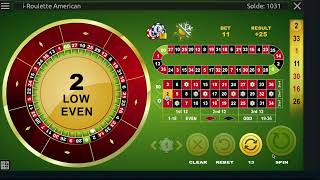 Roulette Strategy / 11 numbers / + 104 dollars / Bet All in or Die Trying
