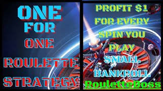 One for One roulette strategy | Profit $1 for every spin you play | Roulette Boss