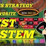 Genius Strategy My Favorite Best System 🌹🌹 || Roulette Strategy To Win || Roulette Tricks
