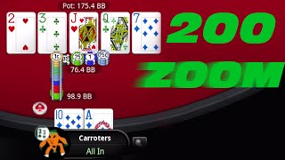 How to Survive in TOUGH Poker Games | 200 ZOOM Play and Explain