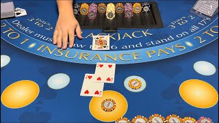Blackjack | $300,000 Buy In | INCREDIBLE High Limit Session! BACK TO BACK PERFECT PAIR SIDE BET WIN!
