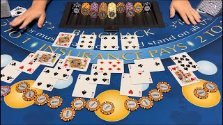 Blackjack | $250,000 Buy In | SUPER HIGH ROLLER SESSION! The Most Incredible Blackjack Hand Ever!