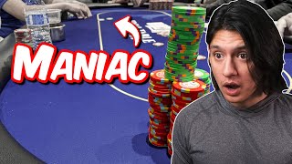 Things Got CRAZY When This Player Sat Down (Poker Vlog 7)