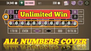 All Numbers Cover | Unlimited Win Trick | Roulette Strategy To Win | Roulette Tricks