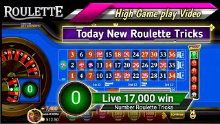 Number roulette Big win Today | New Roulette Tricks | Best Roulette Strategy 2023 | #roulettewin