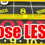 A Craps Strategy to Lose Less and Play All Day