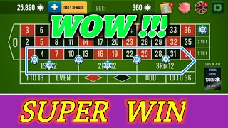 Roulette Super Win 👌 || Roulette Strategy To Win || Roulette Tricks