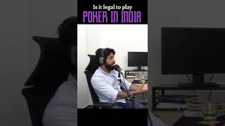 Is it legal to play Poker in India