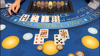 Blackjack | $200,000 Buy In | AMAZING HIGH STAKES SESSION! Dealer Keeps Getting All The Aces!