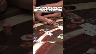 Adin Ross And Dana White Get On A Hot Streak Playing Blackjack! #adinross #danawhite #blackjack