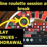 🔵 2nd Online Roulette Session | My numbers vs. Online ROULETTE Wheel | Online Roulette Strategy