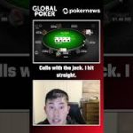 TURNING A STRAIGHT! | Global Poker x PokerNews Cup