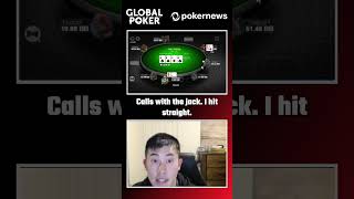 TURNING A STRAIGHT! | Global Poker x PokerNews Cup