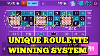 Unique Roulette Winning System  || Roulette Strategy To Win || Roulette