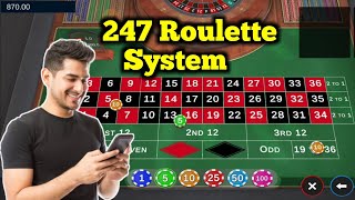 247 Roulette System 🌹💯 || Roulette Strategy To Win || Roulette Tricks