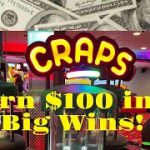 Craps Strategy: Trying to Turn $100 into Big Wins – Watch What Happens