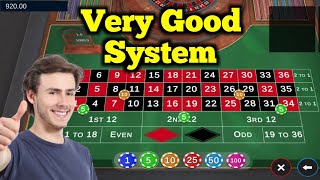 Very Good Roulette System 💯🌹 || Roulette Strategy To Win || Roulette