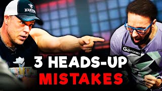 3 MISTAKES To AVOID When Playing HEADS-UP [Poker Strategy]