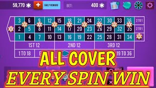 All Cover Every Spin Win || Roulette Strategy To Win || Roulette