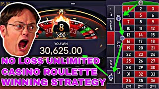 No Loss Unlimited Casino Roulette Win Strategy || All Numbers Cover || Roulette Best Strategy ||