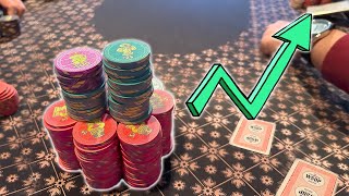 Pocket ACES Flop TOP SET And Get ACTION?! / Ace Poker Vlog 66