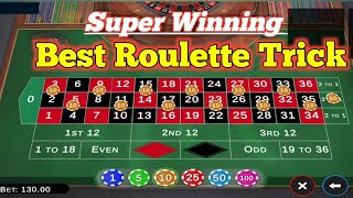 Super Winning Best Roulette Tricks  || Roulette Strategy To Win || Roulette Tricks