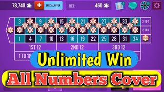 All Numbers Cover Unlimited Win Trick 💯🌹 || Roulette Strategy To Win || Roulette