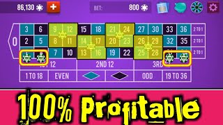100% Profitable Roulette Strategy 💯👌 || Roulette Strategy To Win || Roulette