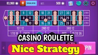 Nice Strategy Casino Roulette 💯 || Roulette Strategy To Win || Roulette