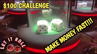 Make a quick $50 playing craps with little money!!   BUBBLE CRAPS! – $100 CHALLENGE!