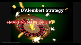 +10 % Martingale System +D’Alembert Strategy for Roulette