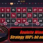 Roulette Winning Strategy 100% hit on all spins 🍀 WIN AT ROULETTE
