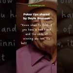 Poker Tip by Doyle Brunson #5 #poker