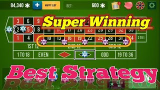 Super Winning Roulette Best Strategy  || Roulette Strategy To Win || Roulette Tricks