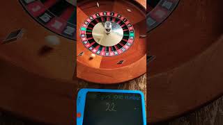 Predicting the next winning number on    #roulettewheel #casino #winbig #future #Dream  #shorts