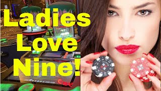 Craps Strategy: Ladies Love the Power of Nine!!!