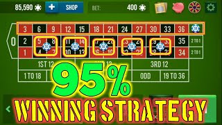 95% Roulette Winning Strategy 💯🌹 || Roulette Strategy To Win || Roulette Tricks