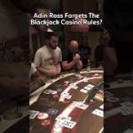 Adin Ross Forgets The Blackjack Rules When Playing At A Casino? #adinross #blackjack #gambling