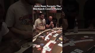 Adin Ross Forgets The Blackjack Rules When Playing At A Casino? #adinross #blackjack #gambling