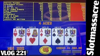 Some Like it Dealt! High Limit Video Poker VLOG, 221